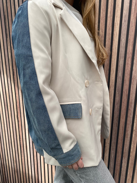 Denim blazer