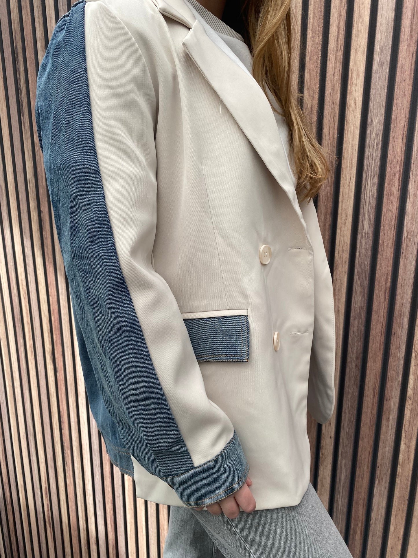 Denim blazer
