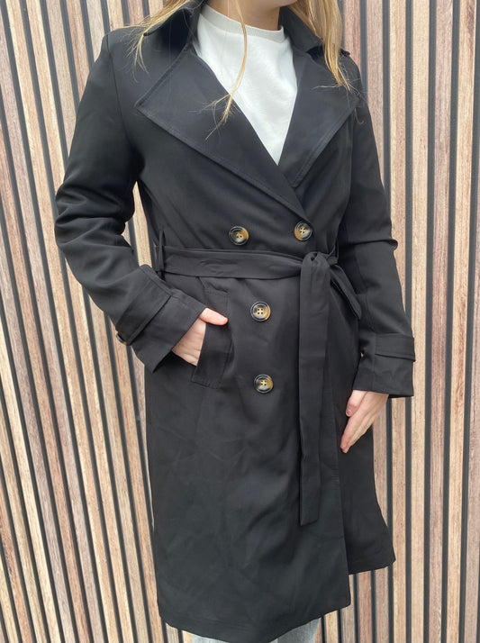 Trenchcoat zwart
