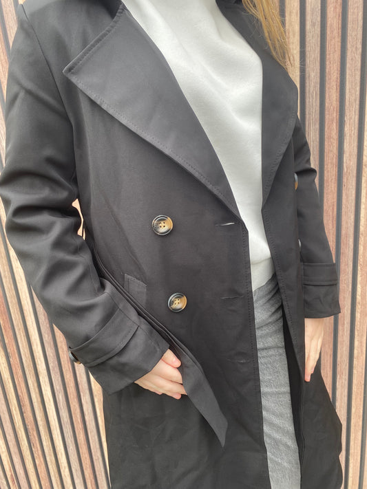 Trenchcoat zwart