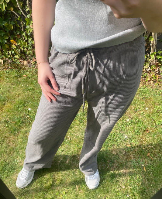 Stunt broek grijs