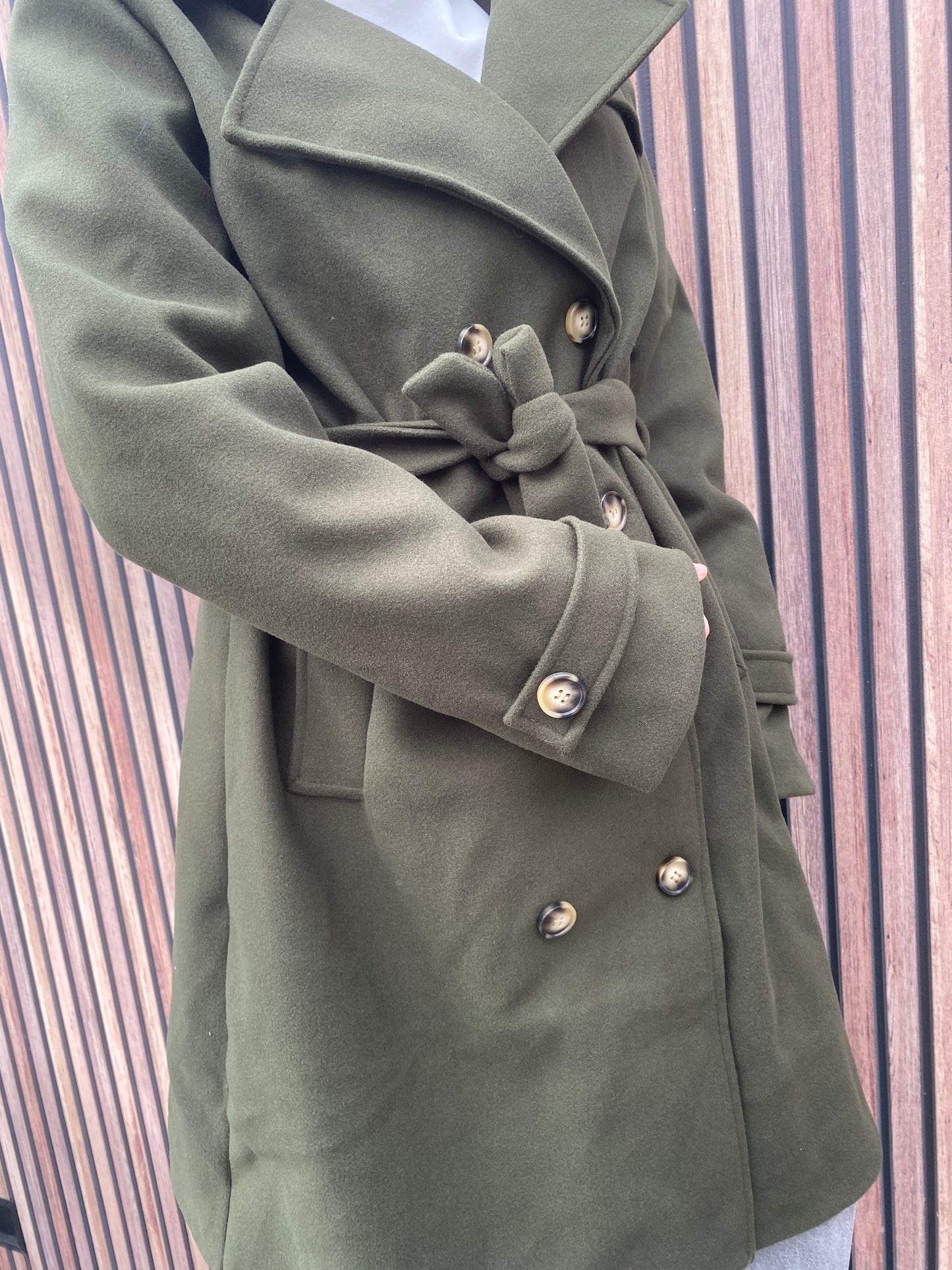 Trenchcoat groen