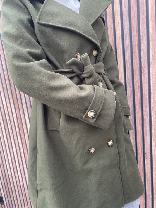 Trenchcoat groen