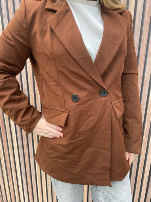Lisa blazer bruin