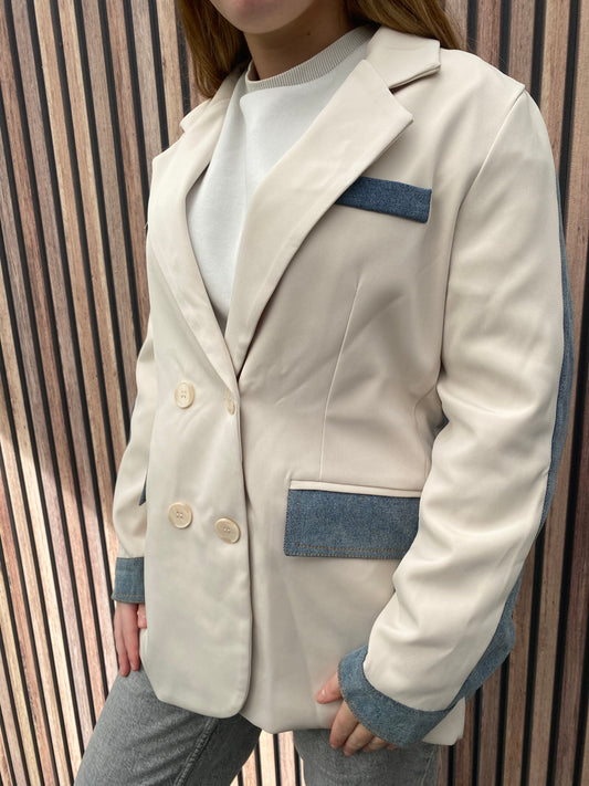 Denim blazer